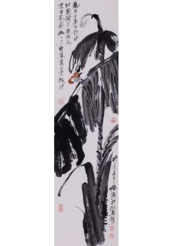 史文集国画花鸟秋草生庭白露时字画之家