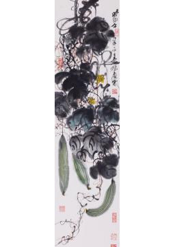 史文集油画静物瓜藤字画之家