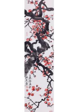 史文集国画花鸟点染梅花天地新字画之家