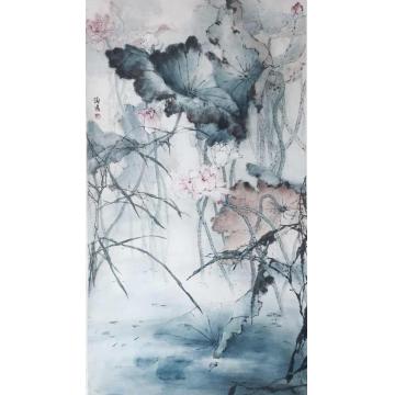 何洵瑶国画花鸟无题字画之家