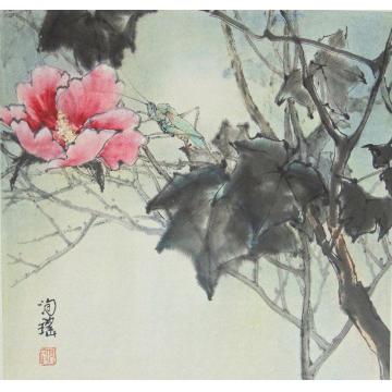何洵瑶国画花鸟尋尋覓覓字画之家