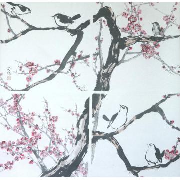 何洵瑶国画花鸟共鳴字画之家