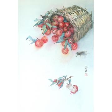 何洵瑶油画静物蟬鳴字画之家
