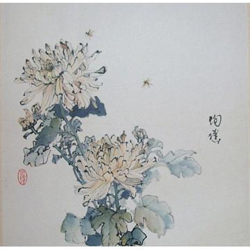 何洵瑶国画花鸟隱逸者字画之家
