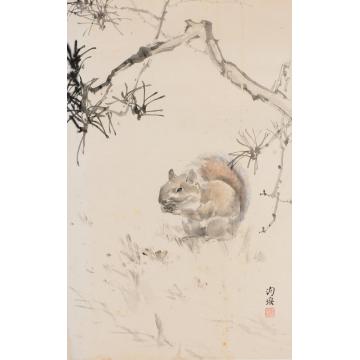 何洵瑶国画动物滋味字画之家