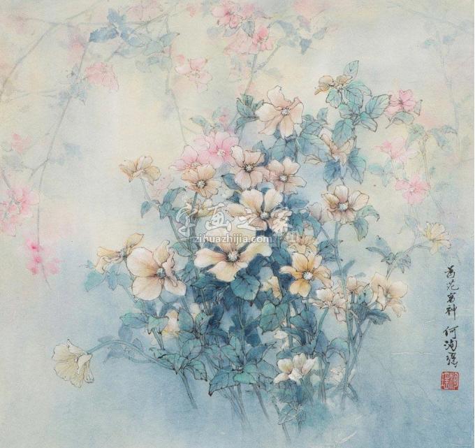 国画家何洵瑶字画之家