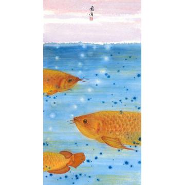董希源国画花鸟金龙鱼字画之家