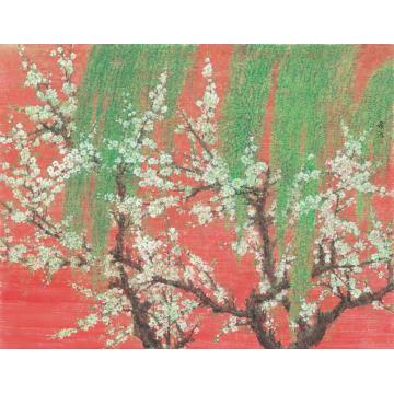 董希源国画花鸟梨花字画之家