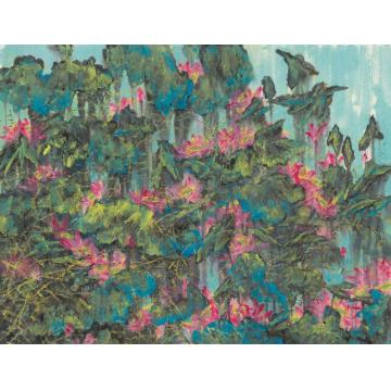 董希源国画花鸟写意金荷花字画之家