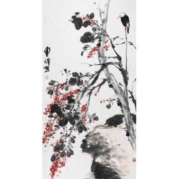 郭煌国画花鸟鸣秋字画之家