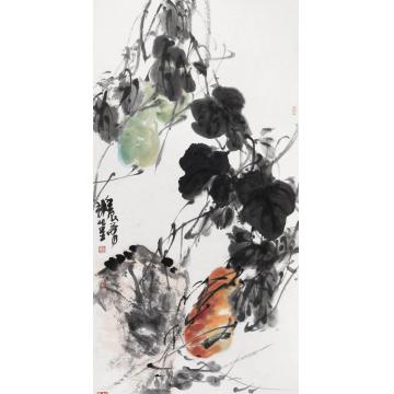 郭煌国画花鸟秋实字画之家