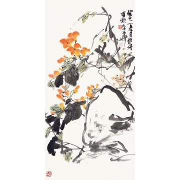 郭煌国画花鸟苕华艳阳字画之家