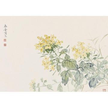 宋秦晋国画花鸟野菜花字画之家