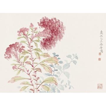 宋秦晋国画花鸟鸡冠花字画之家