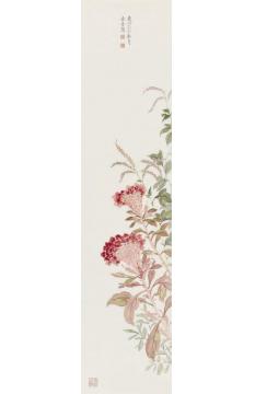 宋秦晋国画花鸟陌上花开·条屏之一字画之家