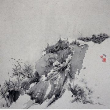 白珂国画山水愁回马字画之家