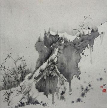白珂油画风景伤别之一字画之家