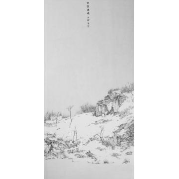 白珂油画风景快雪时晴字画之家
