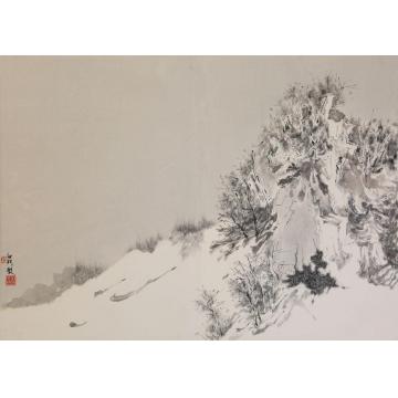 白珂油画风景退思之雪字画之家