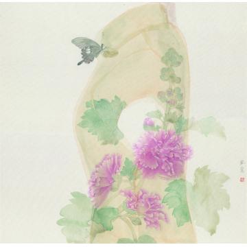 鲍莺国画花鸟海上遗韵十七字画之家