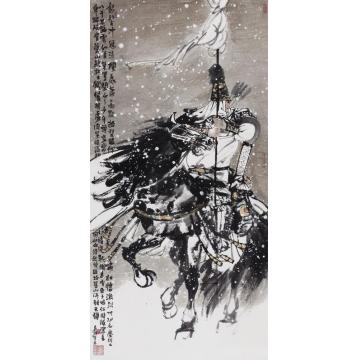 袁辉国画人物满江红字画之家