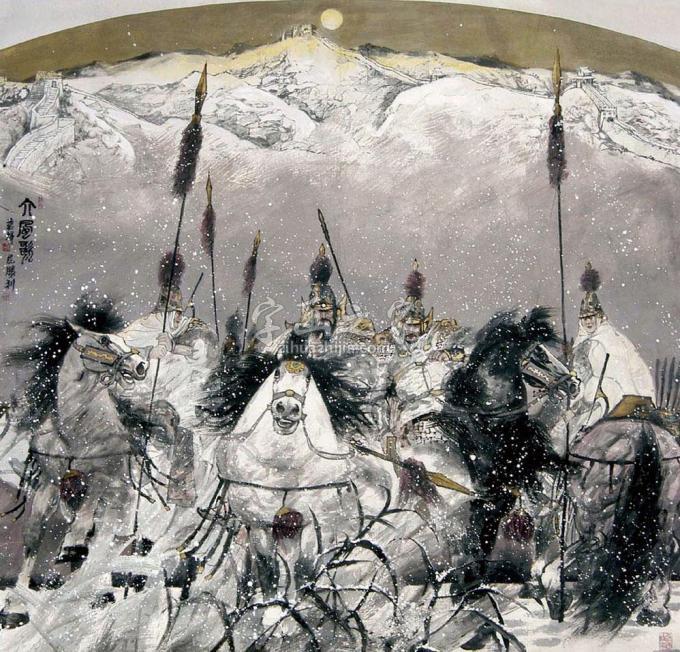 国画家袁辉字画之家