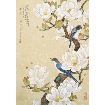 刘菊清国画花鸟春意闹字画之家