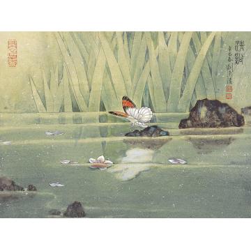 刘菊清油画风景一叶知秋字画之家