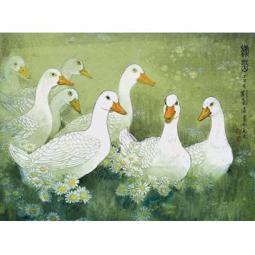 刘菊清国画花鸟绿茵字画之家