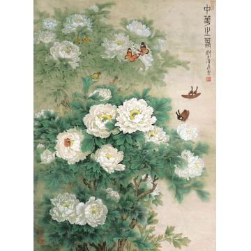 刘菊清国画花鸟中华之春字画之家
