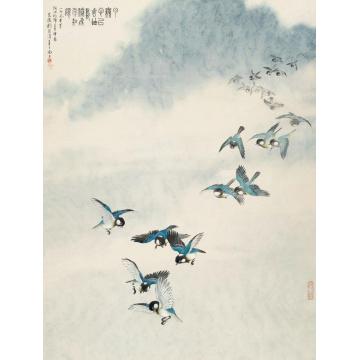 刘菊清国画花鸟鸟倦飞而知还字画之家