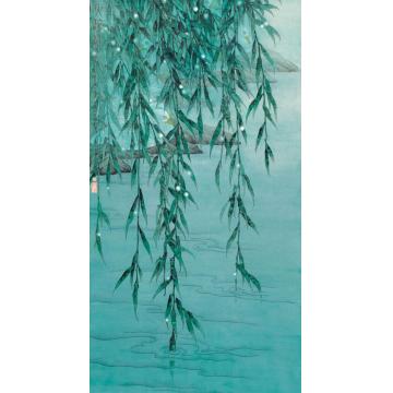 刘菊清油画风景夜深沉字画之家