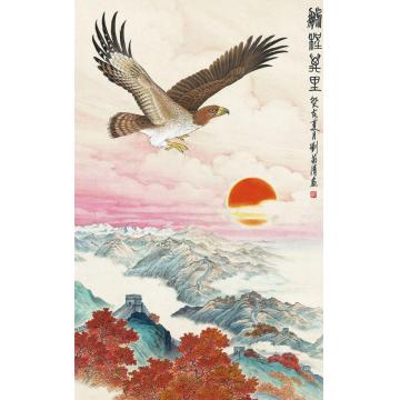 刘菊清国画动物鹏程万里字画之家