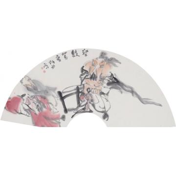 罗彬国画人物击鼓骂曹字画之家