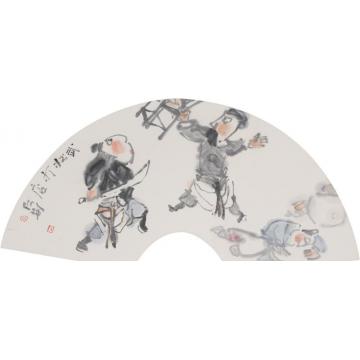 罗彬国画花鸟武松打店字画之家