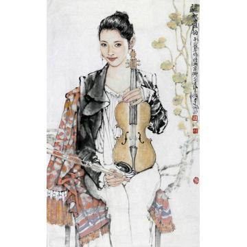 赵建成国画人物梁祝遗韵字画之家