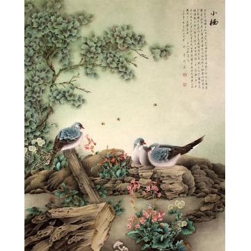 韦娜国画花鸟小栖字画之家