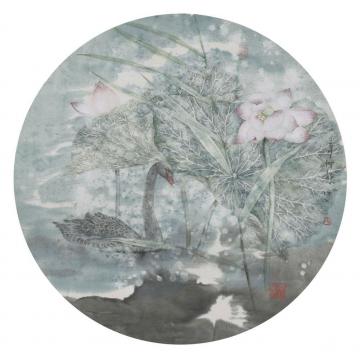 张静伯国画花鸟工笔系列019字画之家