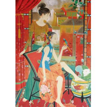 郭明馥国画人物解语字画之家