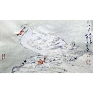 孔宪江国画花鸟知秋图003字画之家