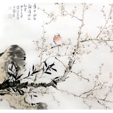 孔宪江国画花鸟清香图字画之家