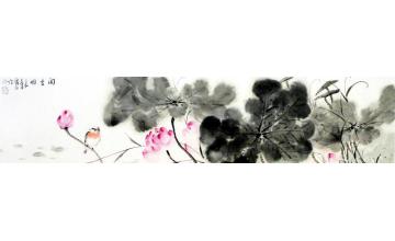 孔宪江国画花鸟闻香图字画之家