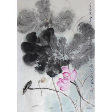 孔宪江国画花鸟浮香绕曲岸字画之家