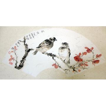 孔宪江国画花鸟秋鸣字画之家