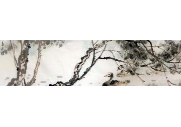 孔宪江国画花鸟春游图字画之家