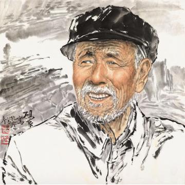 王砚农国画人物黄河魂字画之家