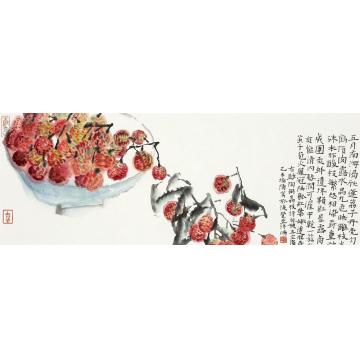 贾博鸿国画花鸟金盘鹤顶字画之家