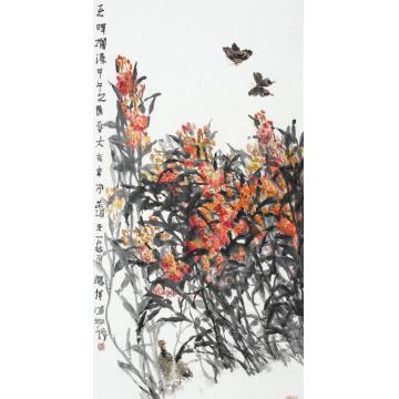 贾博鸿国画花鸟春晖烂漫字画之家