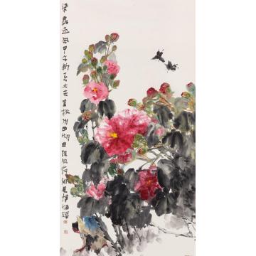 贾博鸿国画花鸟染露金风字画之家