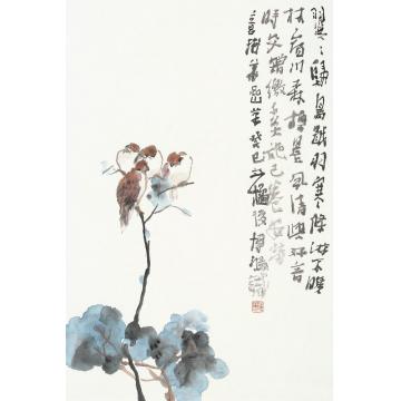贾博鸿国画花鸟意临华喦字画之家